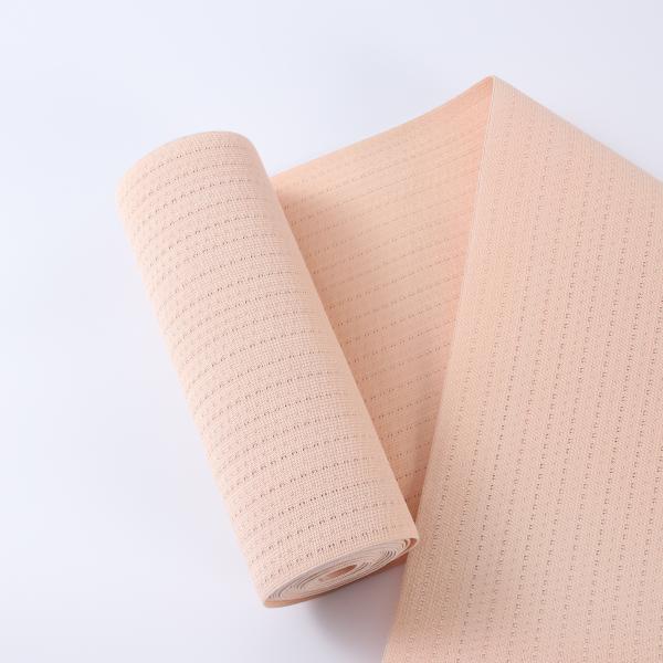 Factory wholesale  medical elastic polyester rubber webbing band tape for sewing waist support belt