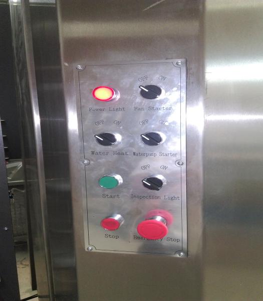 Stainless Steel Low - e Insulating automatic glass washer Machine PLC Control System