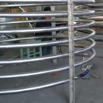 Titânio 2.1MPA puro de flutuação do permutador de calor 200mm do tubo da bobina