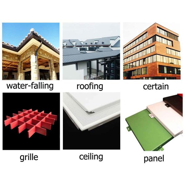 0.5MM espesor PE / PVDF 3105 h46 bobina recubierta de aluminio