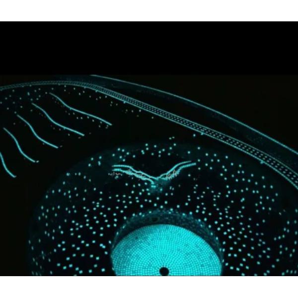 Современные мозаики, светящиеся плитки, светящиеся в темноте плитки бассейна
