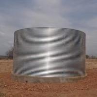 Nouvelles modes assemblés en acier ondulé réservoir d'eau d'irrigation 300 mètres cubes chaud plongé dans les réservoirs d'eau galvanisée