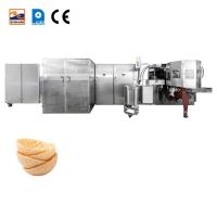 Linha de produção de cone de waffle de aço inoxidável Sistema automático de cozimento de cestas de waffle na indústria alimentar