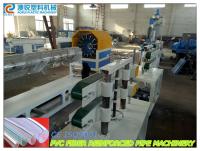 Machine en plastique molle de tissu-renforcé d'extrusion de tuyau de PVC, chaîne de production de tuyau de Gridding de PVC