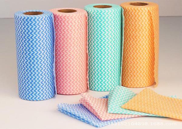Microfiber Kitchen Cleaning Wipes Accessories Multicolor Convenient Decontamination