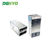 Gaiola DGKYDSFP10732322F006057 do conector RJ45 2X2 de SFP da fibra ótica