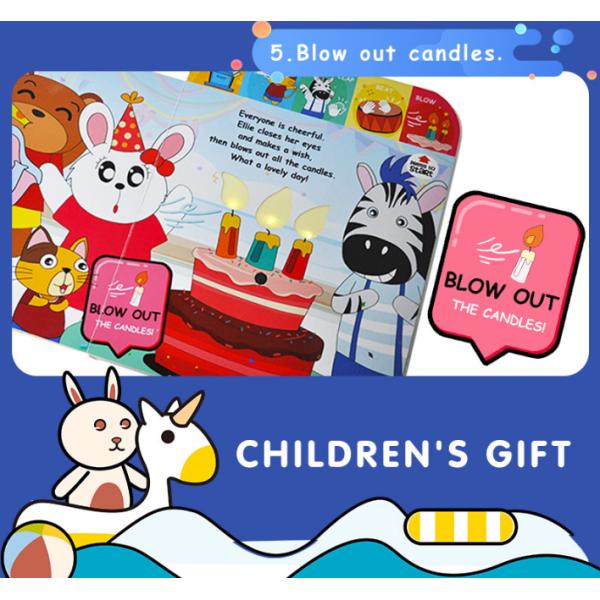 12pages Children Baby Kids Toy Story Sound Book Ellie'S Big Day 1.05 Pounds