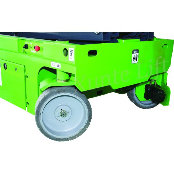 DC Motor Driving 5.8m Self-propelled Heavy Duty Scissor Lift Loading Capacity 230kg with Extension Platform
