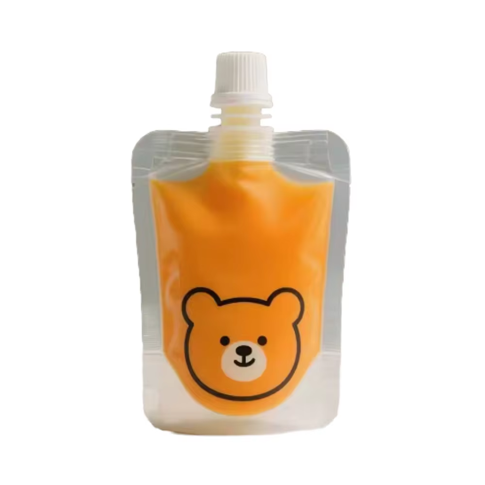 Custom Digital-Printed Animal Food Pouches Food-Grade Screw Cap Clear Window for Content Display