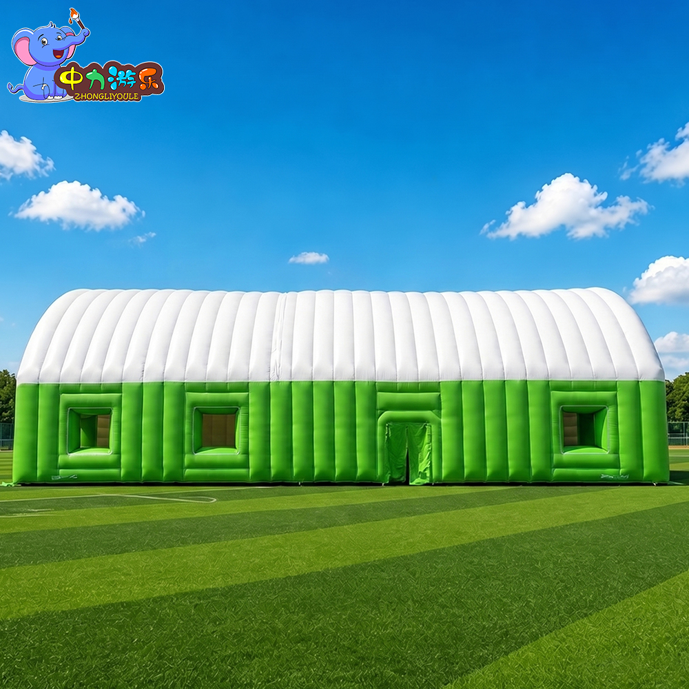 Custom Giant Inflatable Tent Daylight Sports Hall with Air Beam Structure for Football Academies, Schools, Sports Clubs and Multi-Purpose Indoor Training