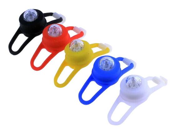 Multi Color Bike Front Led Light , Water Resistant Silicone Lights For Bikes 
