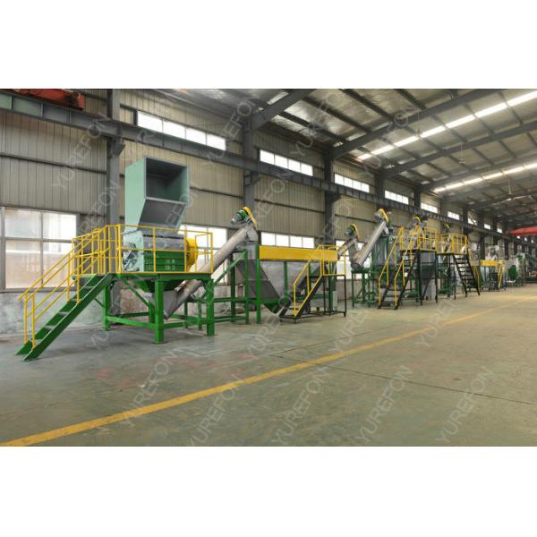PET Bottle Plastic Washing Recycling Machine With Hot Washer And Friction Washing