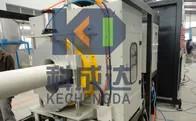 Equipamento de drenagem linha de produção de extrusão de tubos de pvc de perfil 90 pe linha de produção de extrusão de parafuso único