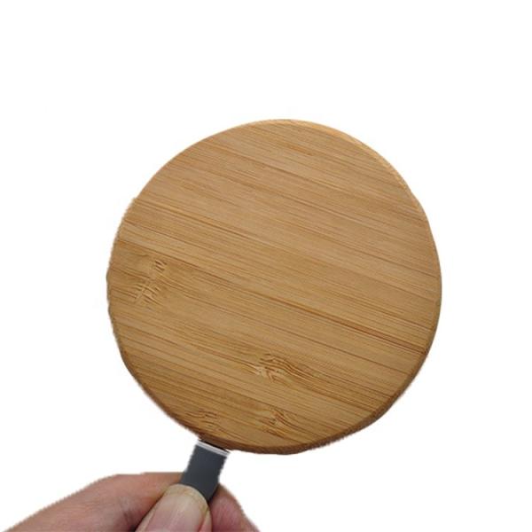 Customized Eco-friendly Baboo/wood made 10W Qi Fast Charging Wireless Phone Charger