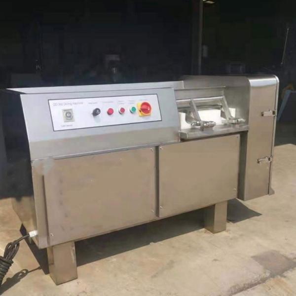 Machine de découpe de cube de viande industrielle de 500 kg de poids pour la viande congelée dans les magasins de boissons alimentaires