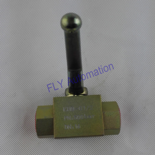 Steel 2 Way High Pressure Ball Valves DN16 KHB - G1/8 G1/4 G3/8 G1/2 G3/4 G1