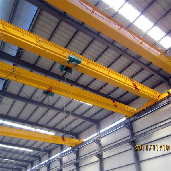 LD 5t Single Girder Bridge Crane Span14.5m With Remote Control