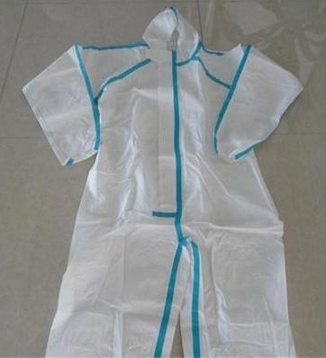 Traje médico prático, à prova d' água, multi-escena, descartável, branco.