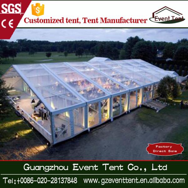 300 People Wedding Marquee Party Tent Clear With SGS / CE Certification