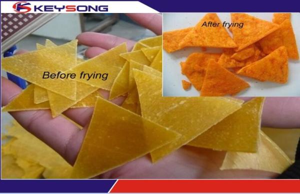 Automatic Tortilla Making Machine , Puff Doritos Snack Food Production Line