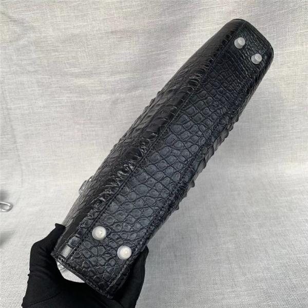 Authentic Crocodile Skin Businessmen Laptop Briefcase Genuine Alligator Leather Male Large A4 Portfolio Handbag