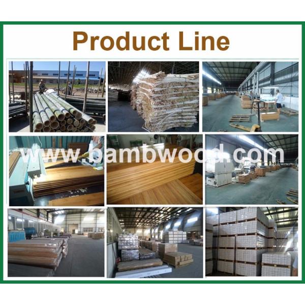 Горизонтальные нитки тканевого бамбукового пола от окончательного выбора для других полов