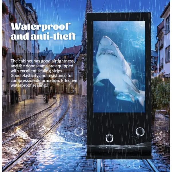 На открытом воздухе полное HD дисплей Signage 32 цифров дюйма для аэропортов метро