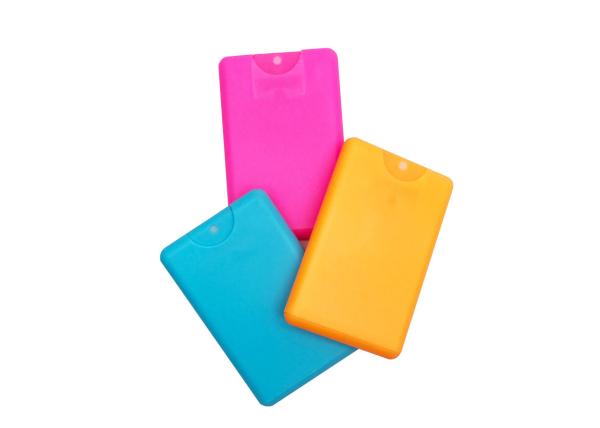 A variedade colore resistência de desgaste durável da garrafa do pulverizador do cartão de crédito a boa