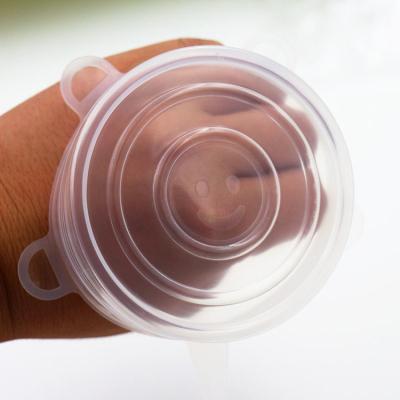 Durable Stretchable Silicone Protective Covers Lid Microwaveable