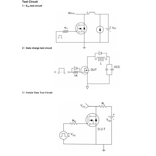 N Channel Mosfet Power Transistor 2A 600V Circuit Switching For LED Drive