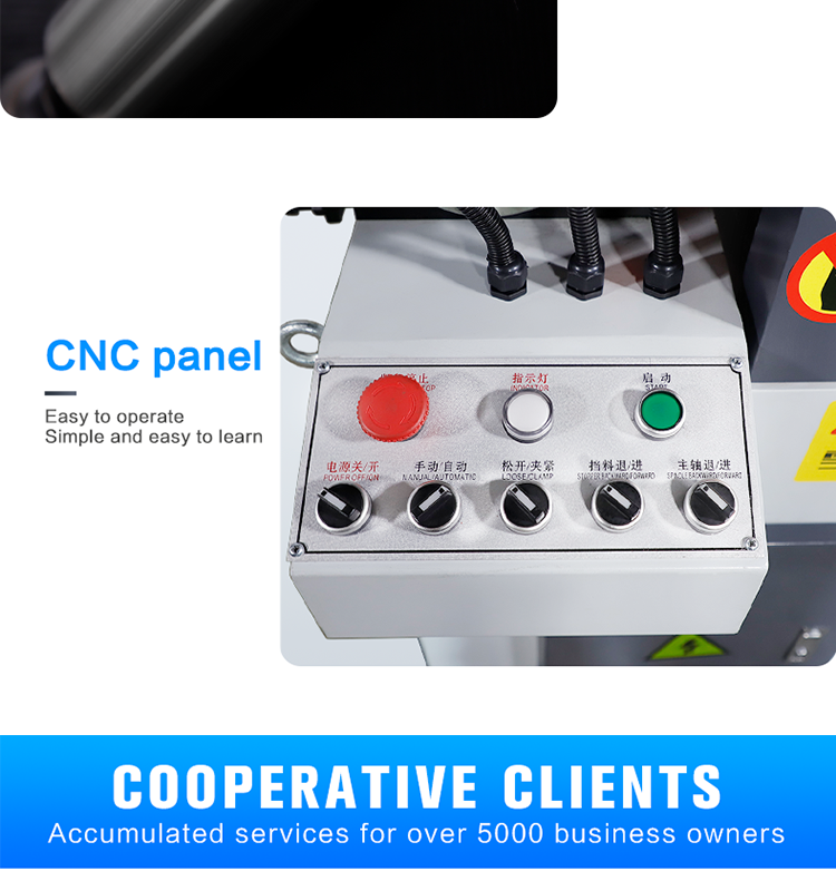 High-Precision 80 Pneumatic Single-Head Chamfering Machine Automatic Pipe Bar Feeder Construction Steel Stainless Steel