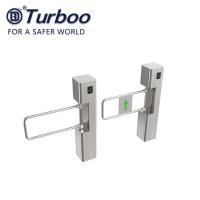 La porte de barrière d'oscillation d'entrée de supermarché de SUS, barrières piétonnières de contrôle d'accès de 24V 50W déclenche le tourniquet de porte d'oscillation
