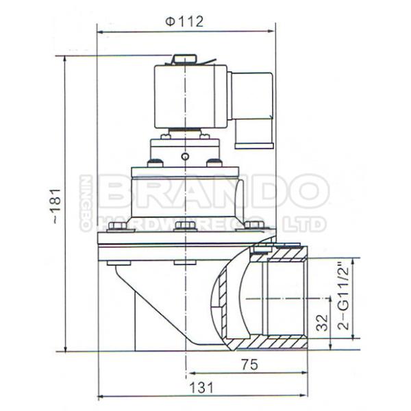 Тип клапан реактивного сопла дюйма СБФЭК ДМФ-З-40С 1 1/2 ИМПа ульс для АК ДК 220В сборника пыли 24В