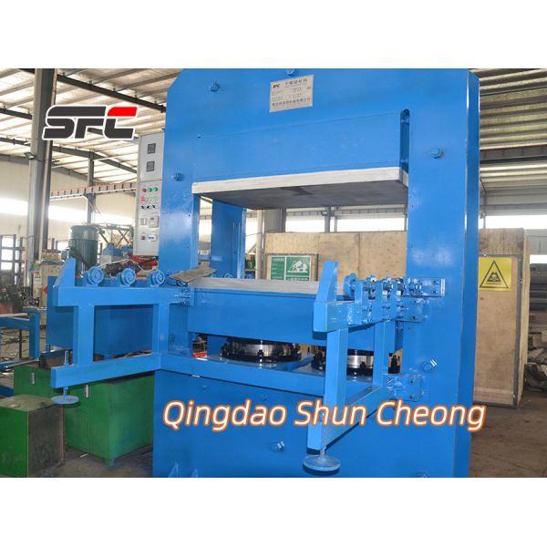 Frame Type Rubber Vulcanizing Machine with 8.00 MN Total Pressure 800mm Daylight and 16.5 KW Main Motor Power
