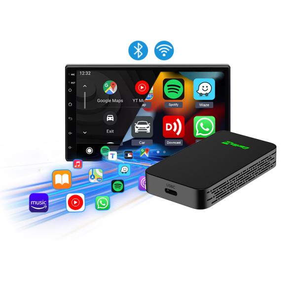 Carplay & Android Auto Wired To Wireless CPC200 2Air Android Auto Carplay Stream To Car Carplay Wireless 2 In1 Device