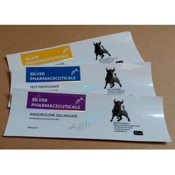 Ярлыки пробирки лаборатории 10мл, влияние Холограм стикеров ярлыка винила лазера Фарма