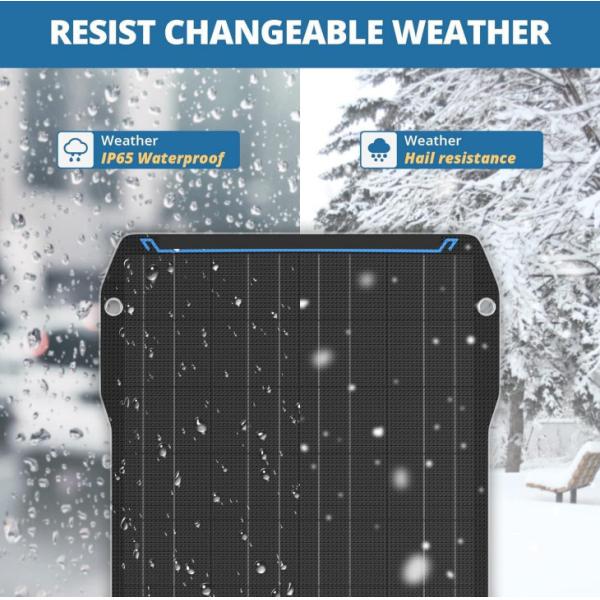 Водонепроницаемая 30 Вт гибкая солнечная панель зарядное устройство для автомобильных батарей