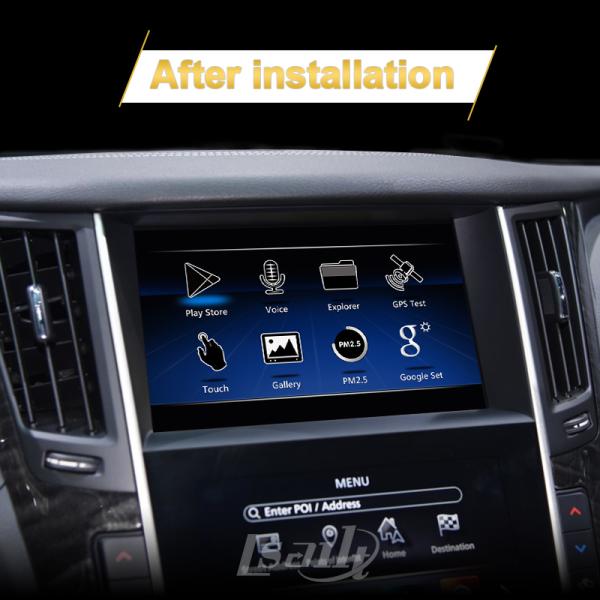 Lsailt PX6 4GB CarPlay&Android Auto interface with Netflix , YouTube, Android Auto for 2018-now Infiniti QX50 QX70