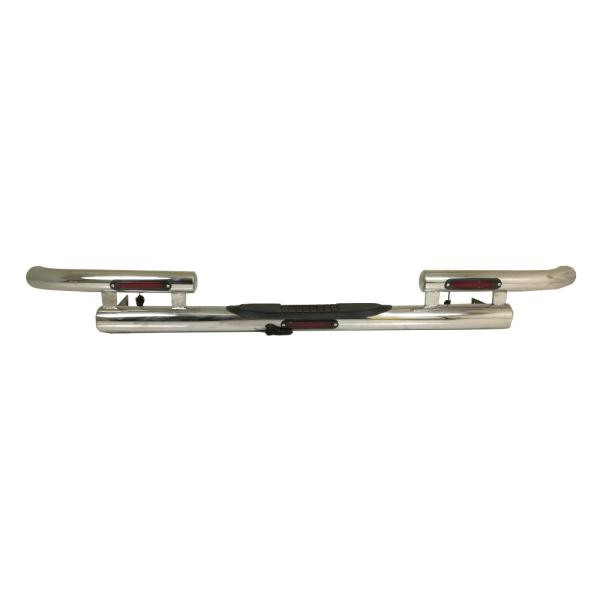 Barra abundante traseira de Toyota Hilux Revo FJ120 de aço inoxidável com diodo emissor de luz