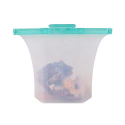 500ml 1000ml Collapsible Silicone Food Storage Bag Silicone Freezer Bags