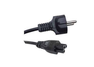 Flexible Electrical European 3 Prong Ac Power Cord Cable For Rice Cooker / Projector