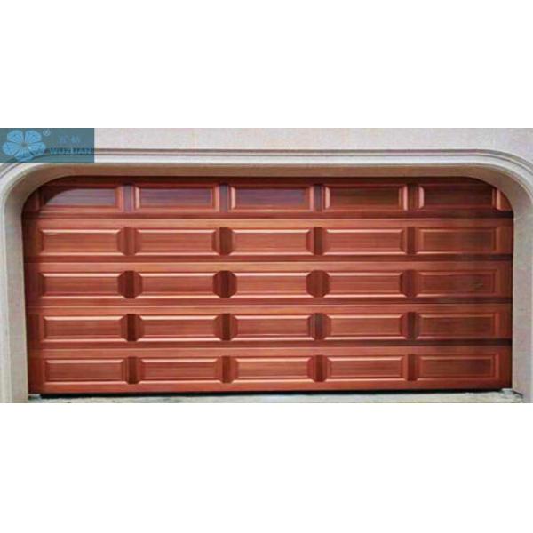 Aluminum Steel Sectional Panel Garage Door White Coated