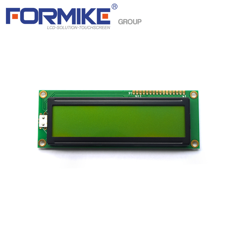 STN Y-N Yellow Green I2C 16x2 LCD Display Module 1602 Alphanumeric Character