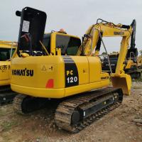 Durabilité élevée PC120-8 Komatsu Digger 12 tonnes Excavateur d'occasion