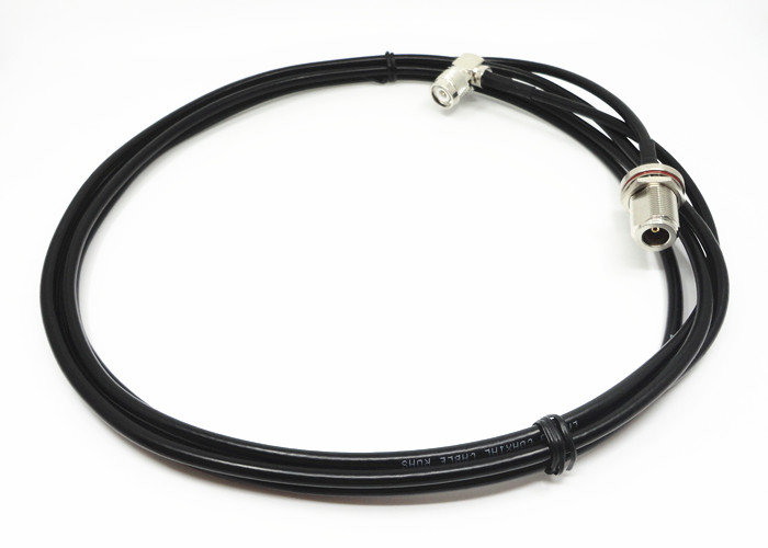 Женщина n сборок кабеля RF к коаксиловому разъему LMR195 внутреннему Conductor=0.94mm TNC мужскому прямоугольному RF