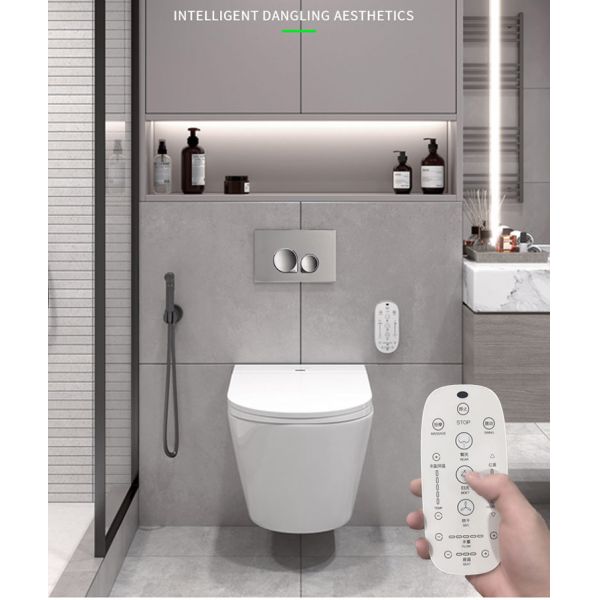 ARROW Remote Control Smart Toilet with Concealed Tank and Soft Close Wall Hung Electric Toilet