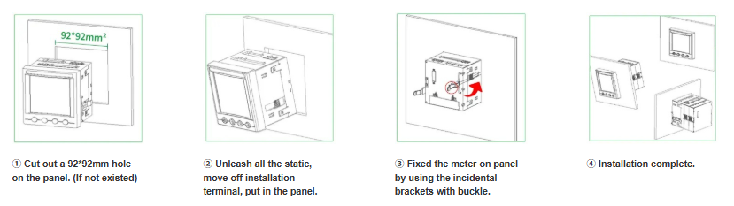 Acrel IoT Instrument APM810 AC Multifunction Meter Upload Data To Iot Platform Easily Installed