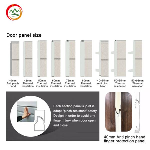 Modern 16x7 Side-Hung Glass Roller Shutter Door Home New Style Automatic Open Universal Remote Motor Cheap Polymer Villas