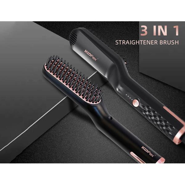 Многофункциональный гребень раскручивателя бороды чистит электрическое щеткой Frizz доказательство