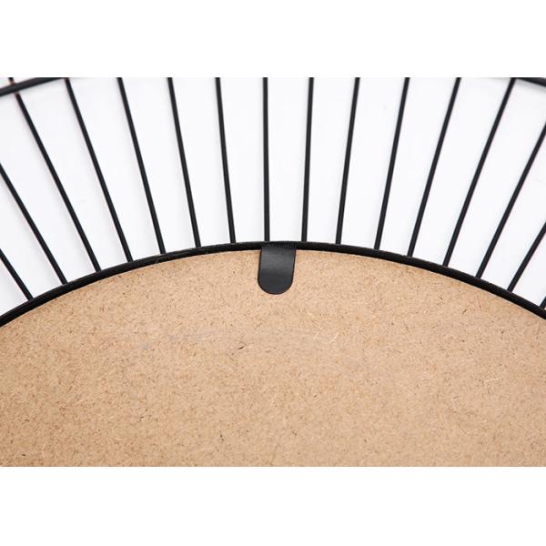 Handmade Decorative Gold Circular Metal Wall Art Mirror